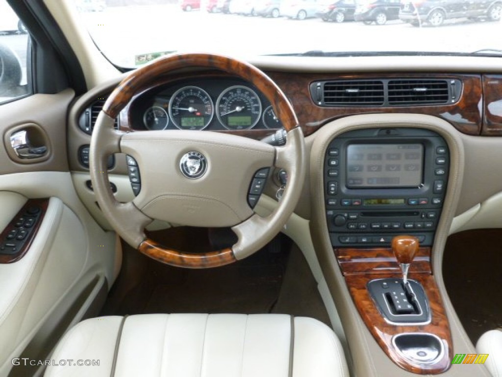 2007 S-Type 3.0 - Liquid Silver Metallic / Ivory/Mocha photo #15