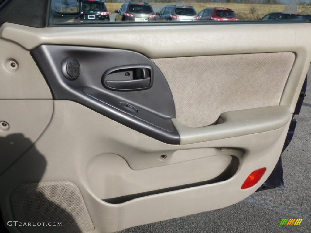 2006 Elantra GLS Sedan - Moonlit Dark Blue / Beige photo #11