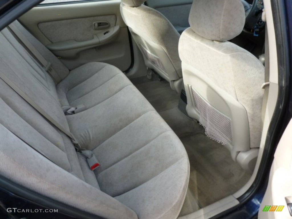 2006 Elantra GLS Sedan - Moonlit Dark Blue / Beige photo #12