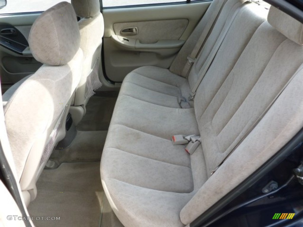 2006 Elantra GLS Sedan - Moonlit Dark Blue / Beige photo #13