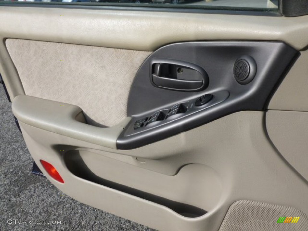 2006 Elantra GLS Sedan - Moonlit Dark Blue / Beige photo #17