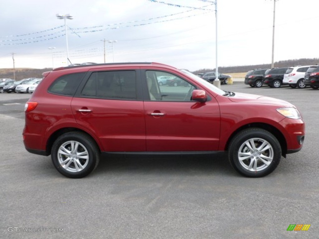 Sierra Red 2012 Hyundai Santa Fe Limited V6 AWD Exterior Photo #61794228