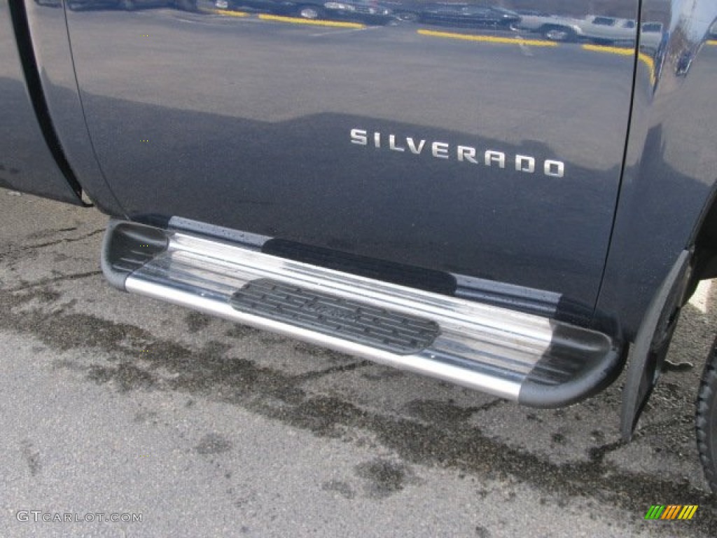 2010 Silverado 1500 LS Regular Cab 4x4 - Imperial Blue Metallic / Dark Titanium photo #4