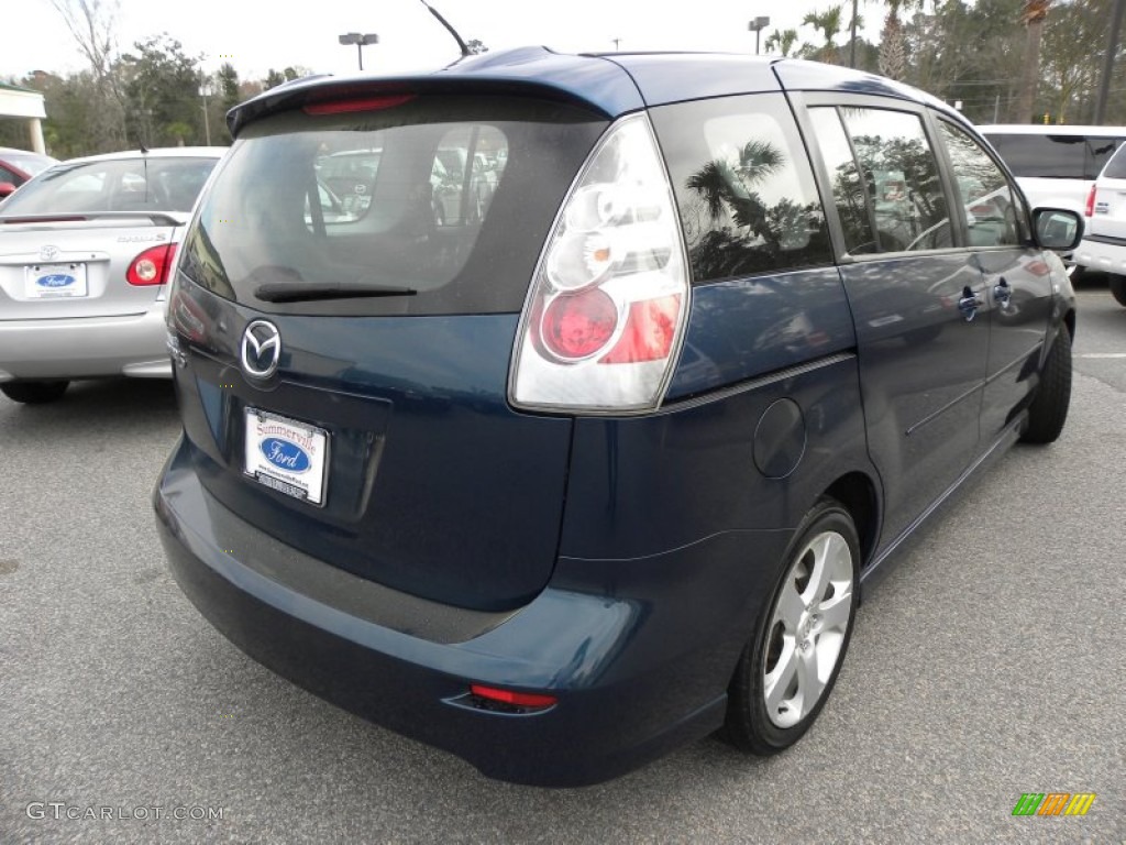 2006 MAZDA5 Sport - Phantom Blue Mica / Black photo #13