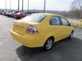 2009 Summer Yellow Chevrolet Aveo LT Sedan  photo #10