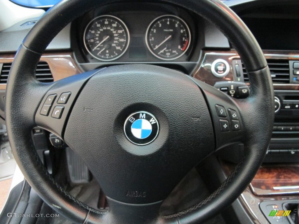 2007 3 Series 335xi Sedan - Titanium Silver Metallic / Black photo #37