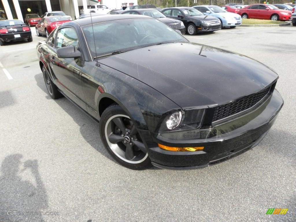 2008 Mustang Bullitt Coupe - Black / Dark Charcoal photo #1