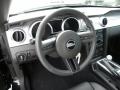 Dark Charcoal 2008 Ford Mustang Bullitt Coupe Steering Wheel