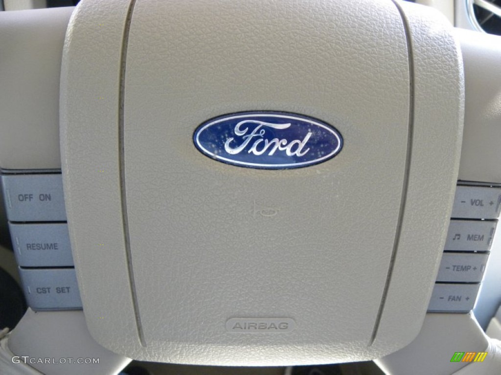 2004 F150 Lariat SuperCrew - Aspen Green Metallic / Tan photo #23