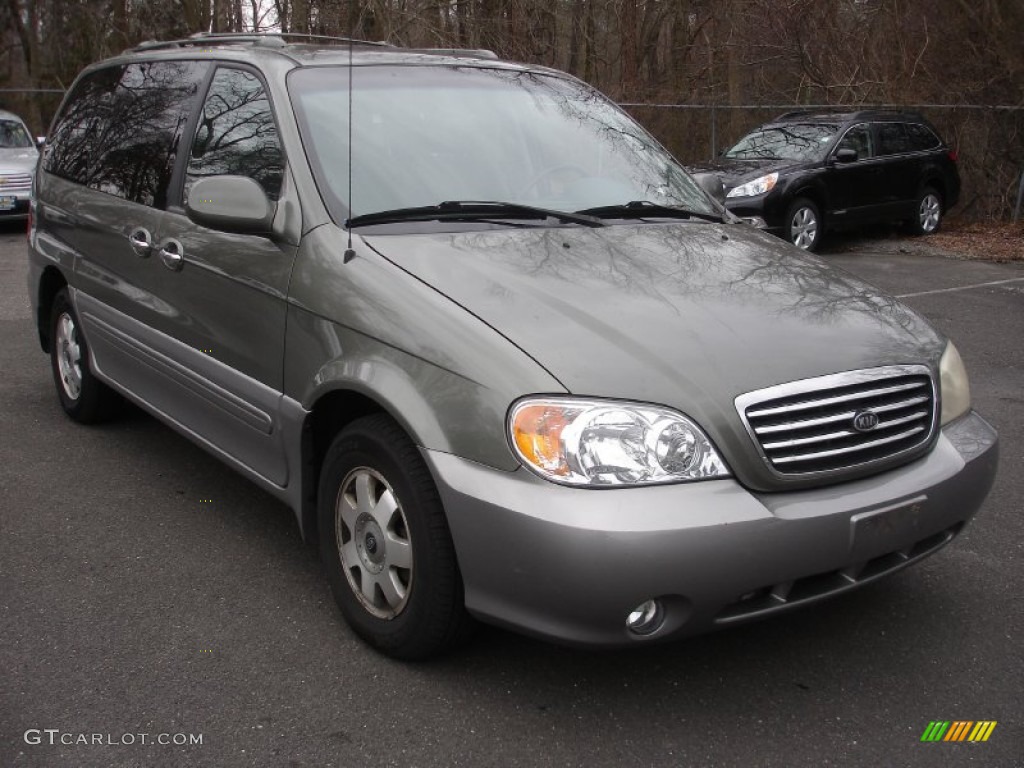 2003 Sedona EX - Sage Green / Gray photo #3