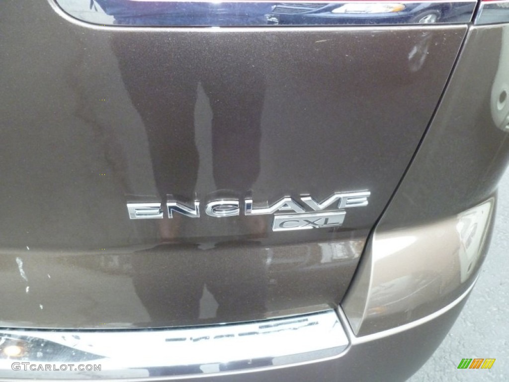 2009 Enclave CXL AWD - Cocoa Metallic / Ebony Black/Ebony photo #4