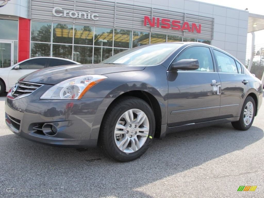 2012 Altima 2.5 S - Dark Slate / Blonde photo #1