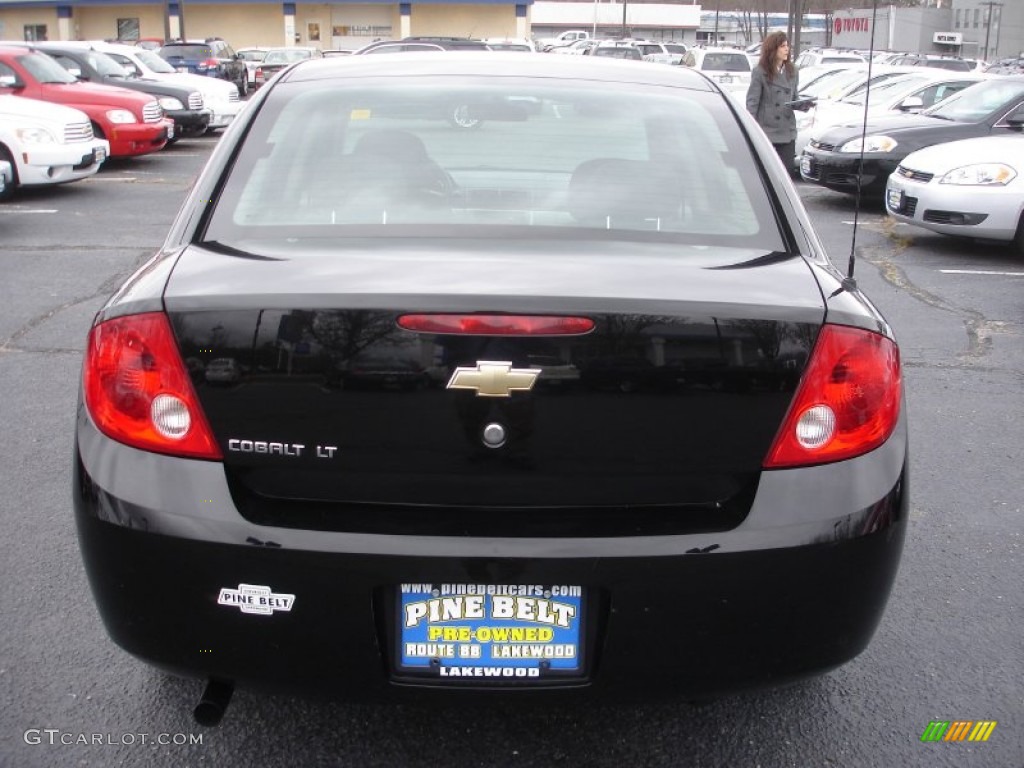 2010 Cobalt LT Sedan - Black / Ebony photo #5