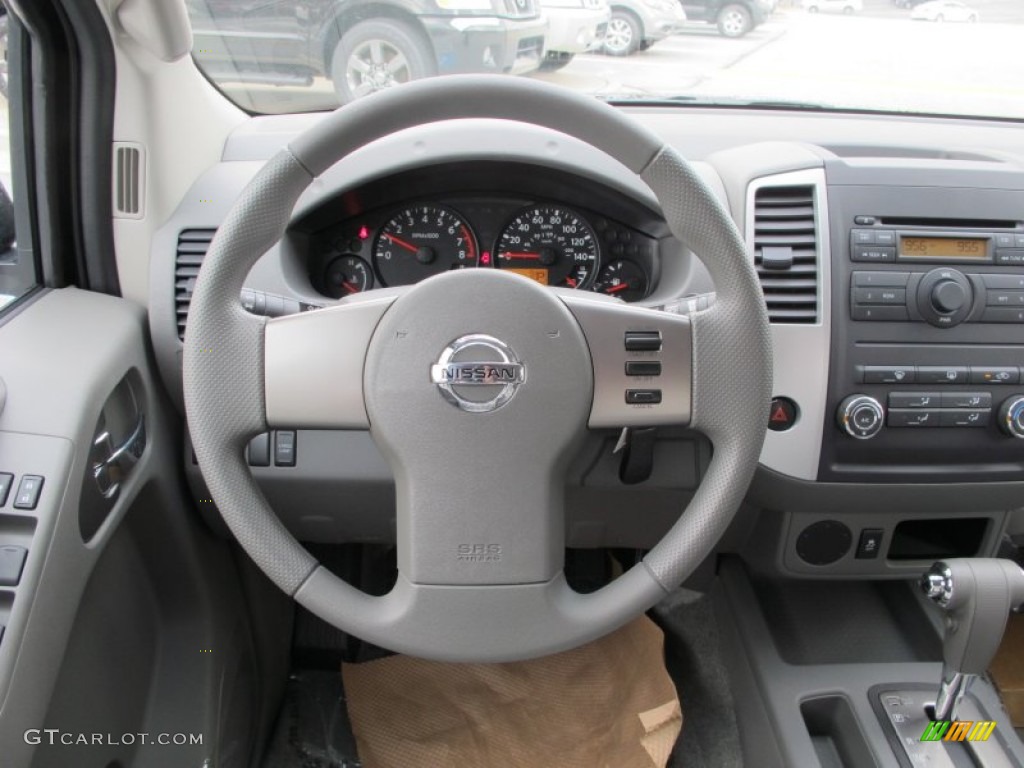 2012 Nissan Frontier SV Crew Cab Steel Steering Wheel Photo #61798919