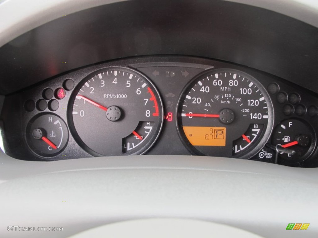 2012 Nissan Frontier SV Crew Cab Gauges Photo #61798928