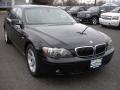 2008 Jet Black BMW 7 Series 750i Sedan  photo #3
