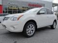 2012 Pearl White Nissan Rogue SV  photo #1