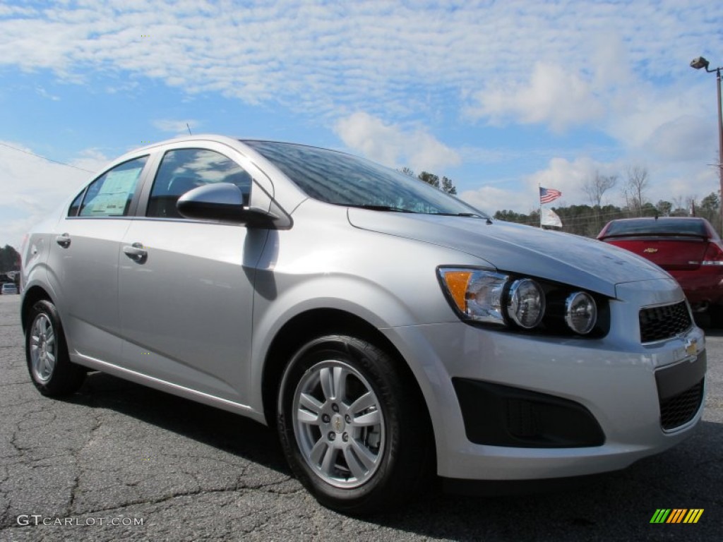 2012 Sonic LT Sedan - Silver Ice Metallic / Dark Pewter/Dark Titanium photo #1