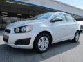 2012 Silver Ice Metallic Chevrolet Sonic LT Sedan  photo #3