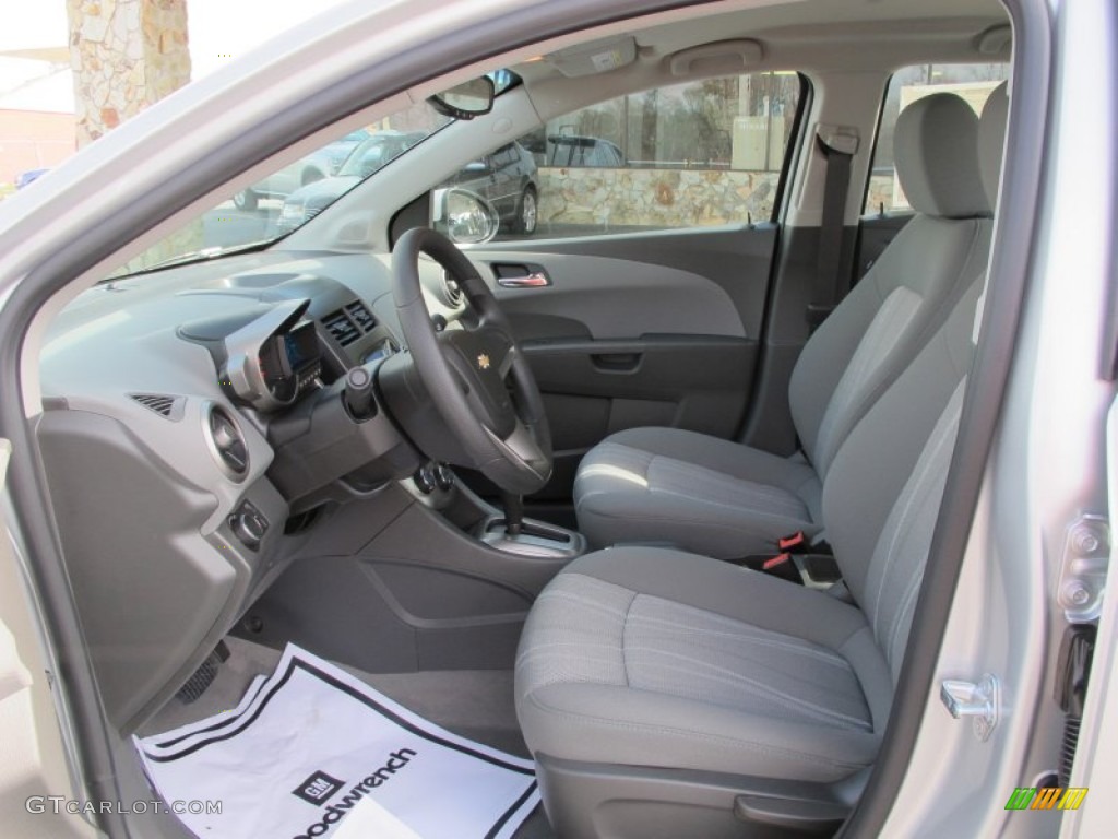 2012 Sonic LT Sedan - Silver Ice Metallic / Dark Pewter/Dark Titanium photo #10