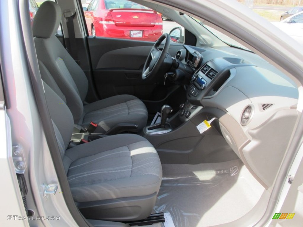 2012 Sonic LT Sedan - Silver Ice Metallic / Dark Pewter/Dark Titanium photo #12