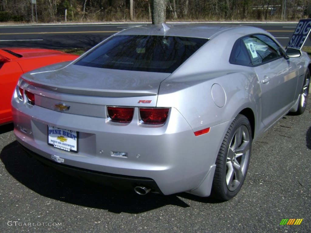 2012 Camaro LT/RS Coupe - Silver Ice Metallic / Black photo #2