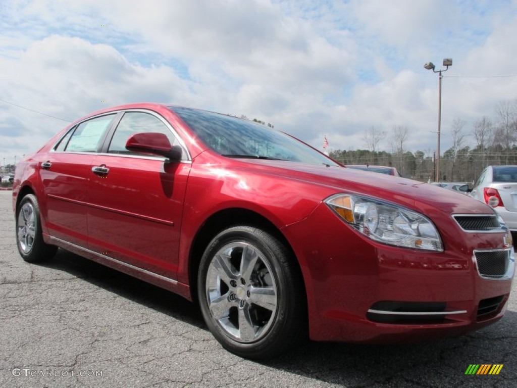 Crystal Red Tintcoat 2012 Chevrolet Malibu LT Exterior Photo #61800467