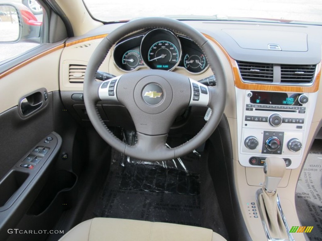 2012 Chevrolet Malibu LT Cocoa/Cashmere Dashboard Photo #61800587