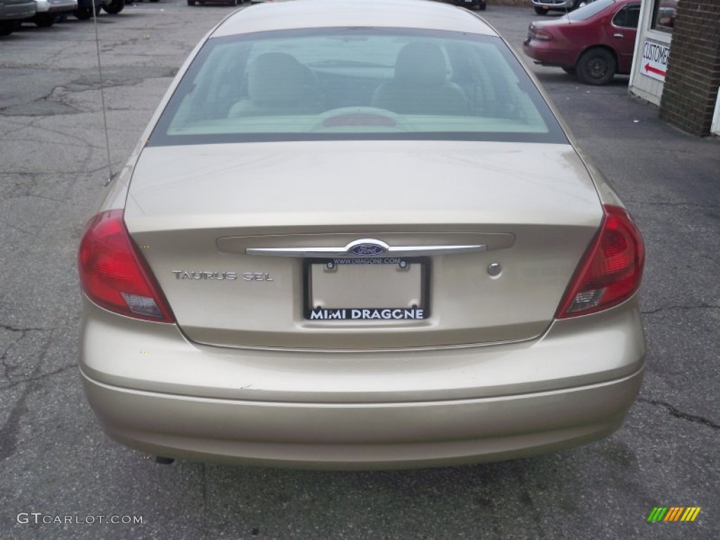 2001 Taurus SEL - Harvest Gold Metallic / Medium Parchment photo #5
