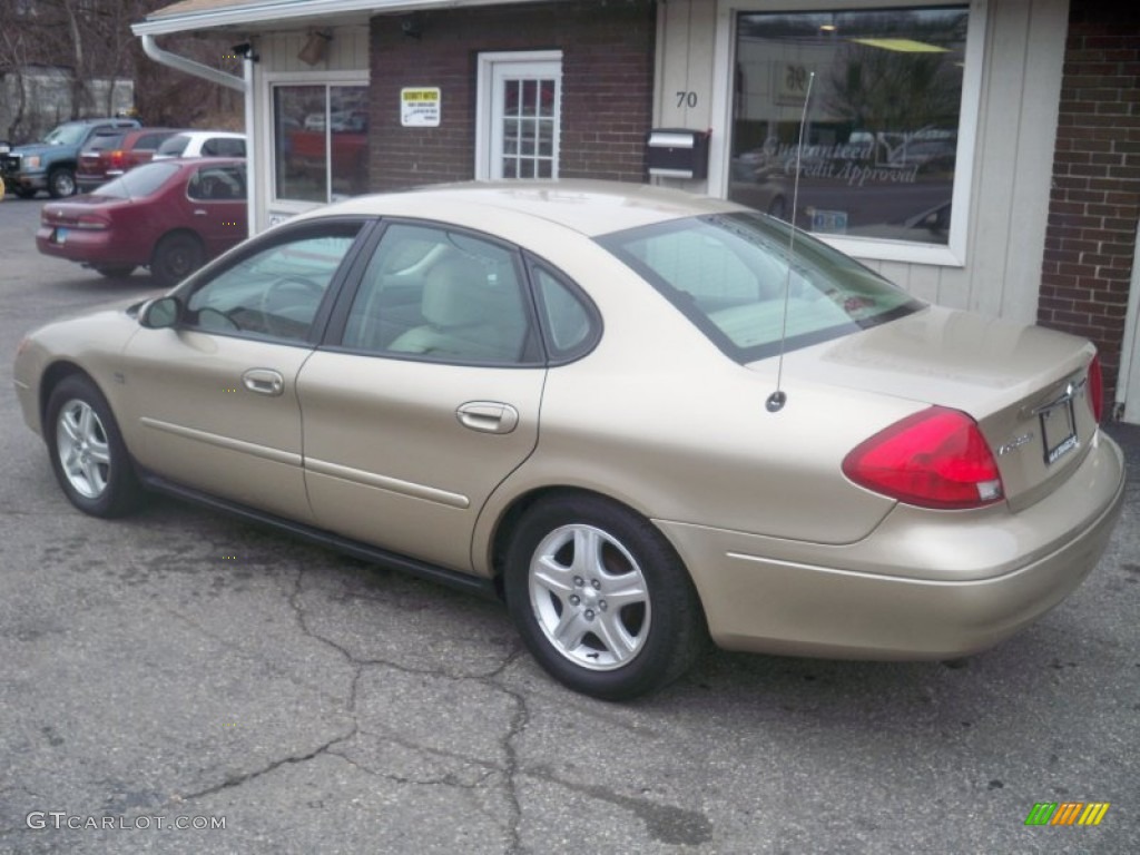 2001 Taurus SEL - Harvest Gold Metallic / Medium Parchment photo #6