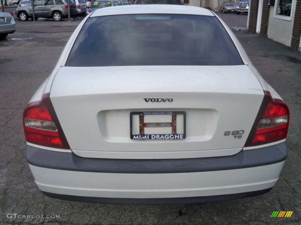 2001 S80 T6 - White / Taupe/Light Taupe photo #5