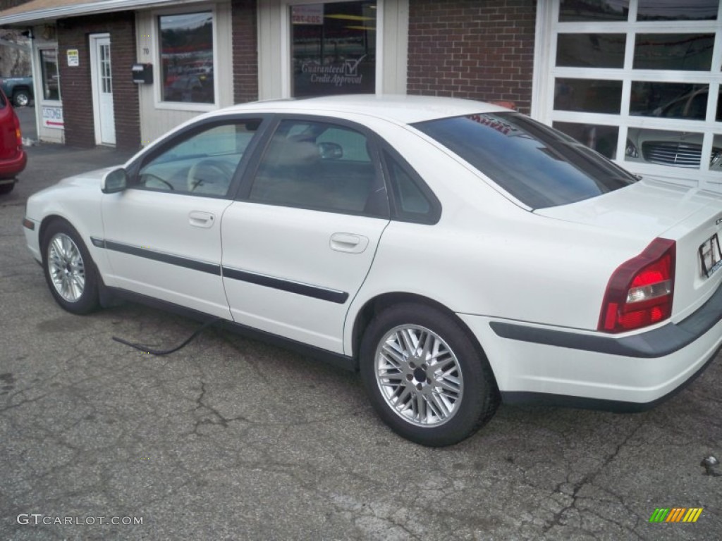 2001 S80 T6 - White / Taupe/Light Taupe photo #6