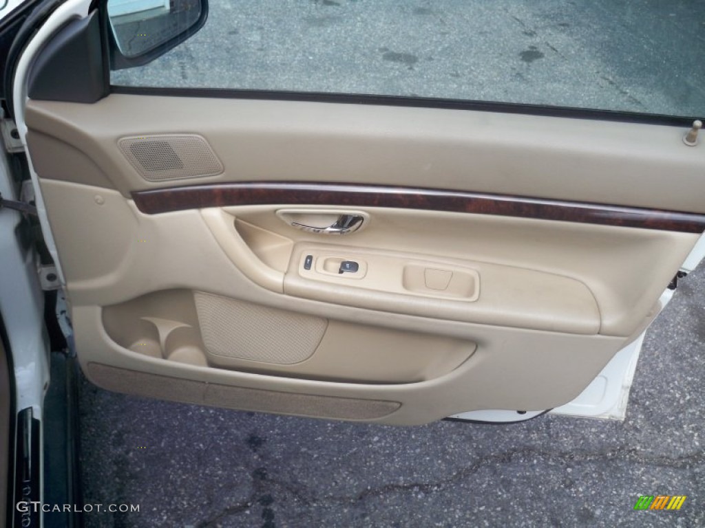 2001 S80 T6 - White / Taupe/Light Taupe photo #16