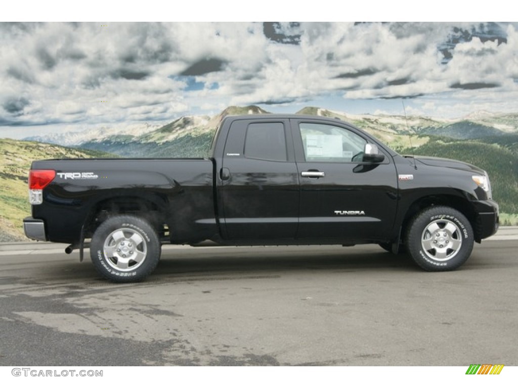 2012 Tundra Limited Double Cab 4x4 - Black / Graphite photo #2