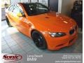 Special Color Fire Orange 2012 BMW M3 Coupe