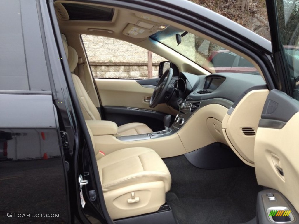 Desert Beige Interior 2009 Subaru Tribeca Limited 5 Passenger Photo #61804022
