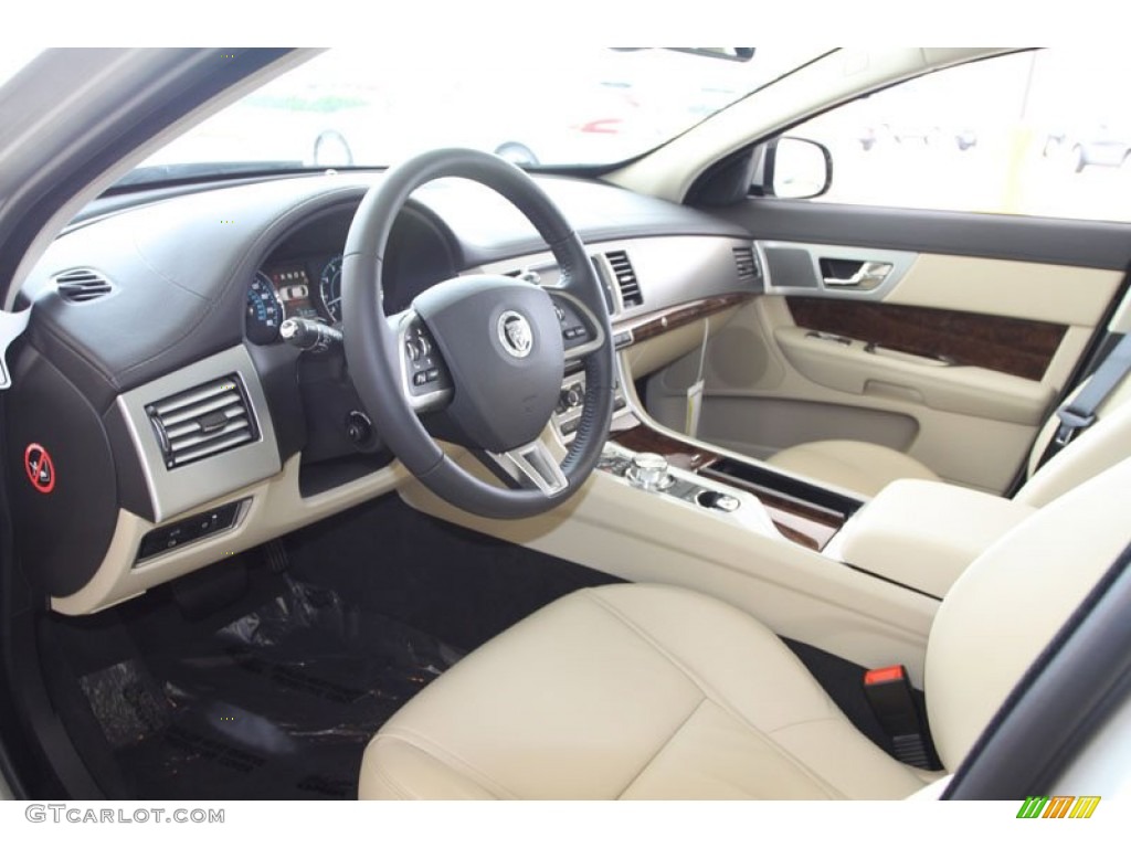 Barley/Warm Charcoal Interior 2012 Jaguar XF Standard XF Model Photo #61805216