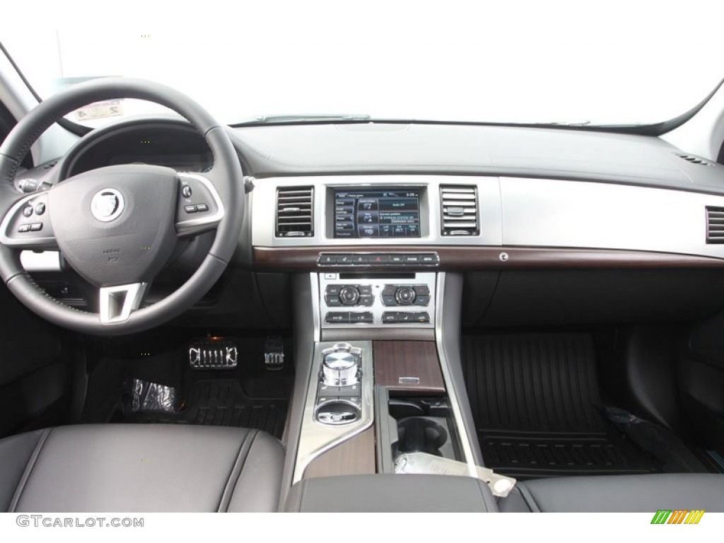 2012 Jaguar XF Standard XF Model Warm Charcoal/Warm Charcoal Dashboard Photo #61805735