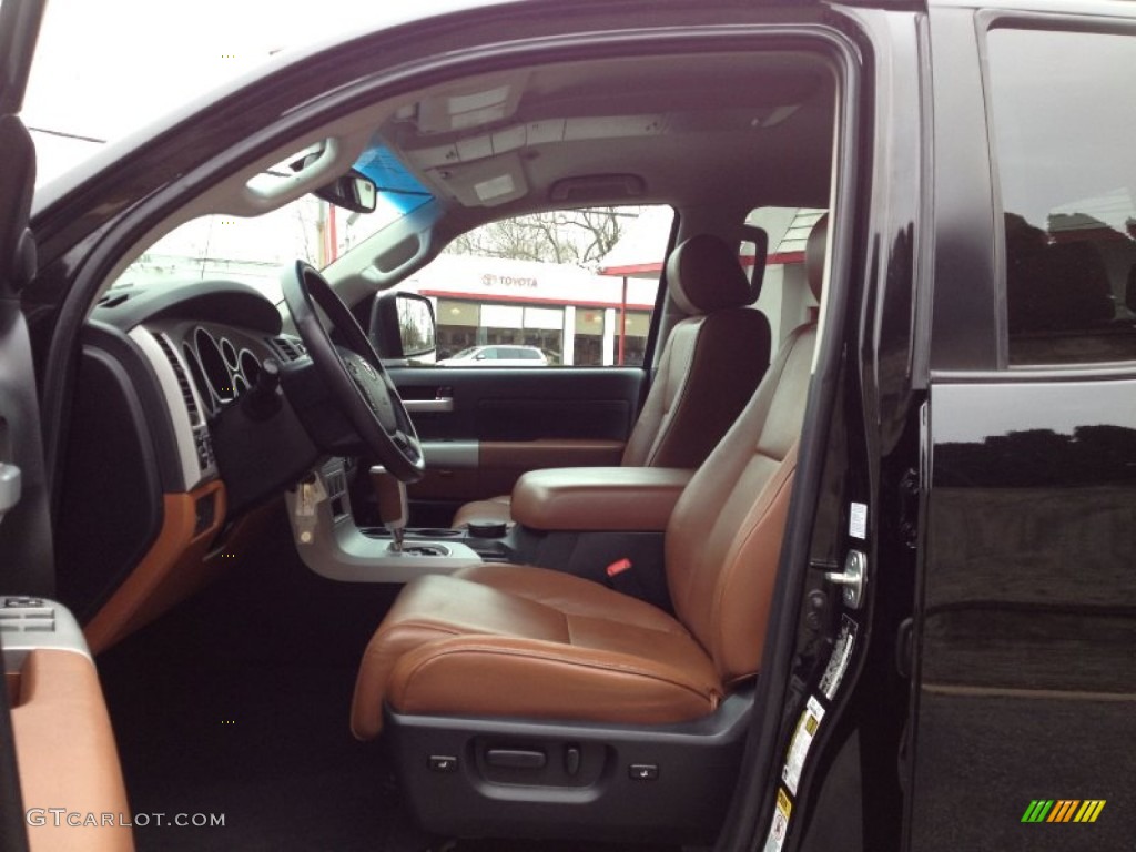 2008 Tundra Limited Double Cab 4x4 - Black / Red Rock photo #17