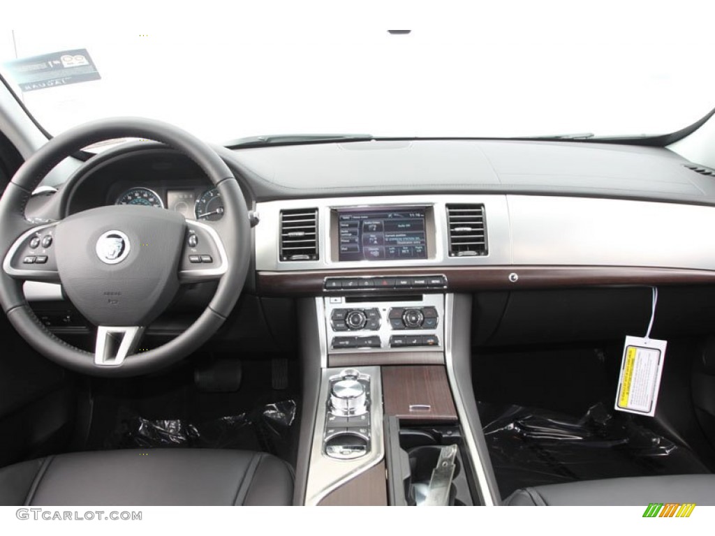 2012 Jaguar XF Standard XF Model Warm Charcoal/Warm Charcoal Dashboard Photo #61806203