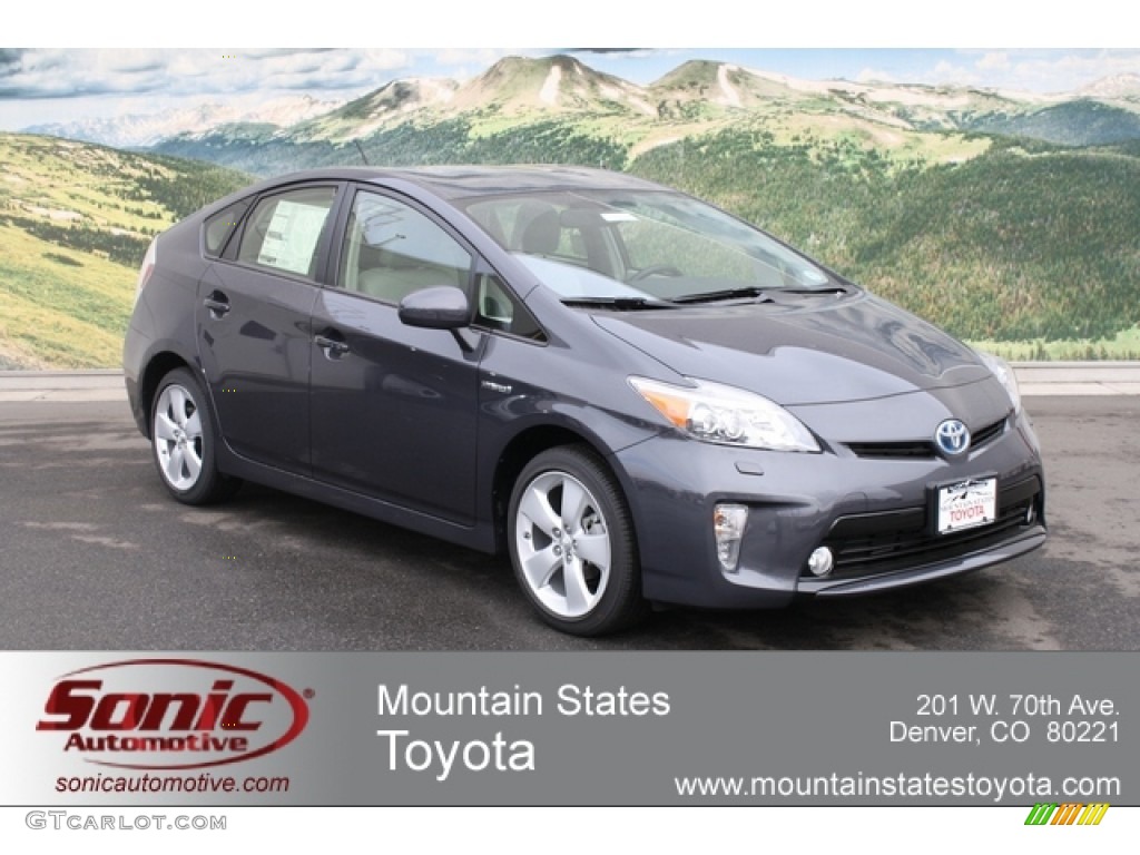 2012 Prius 3rd Gen Five Hybrid - Winter Gray Metallic / Misty Gray photo #1