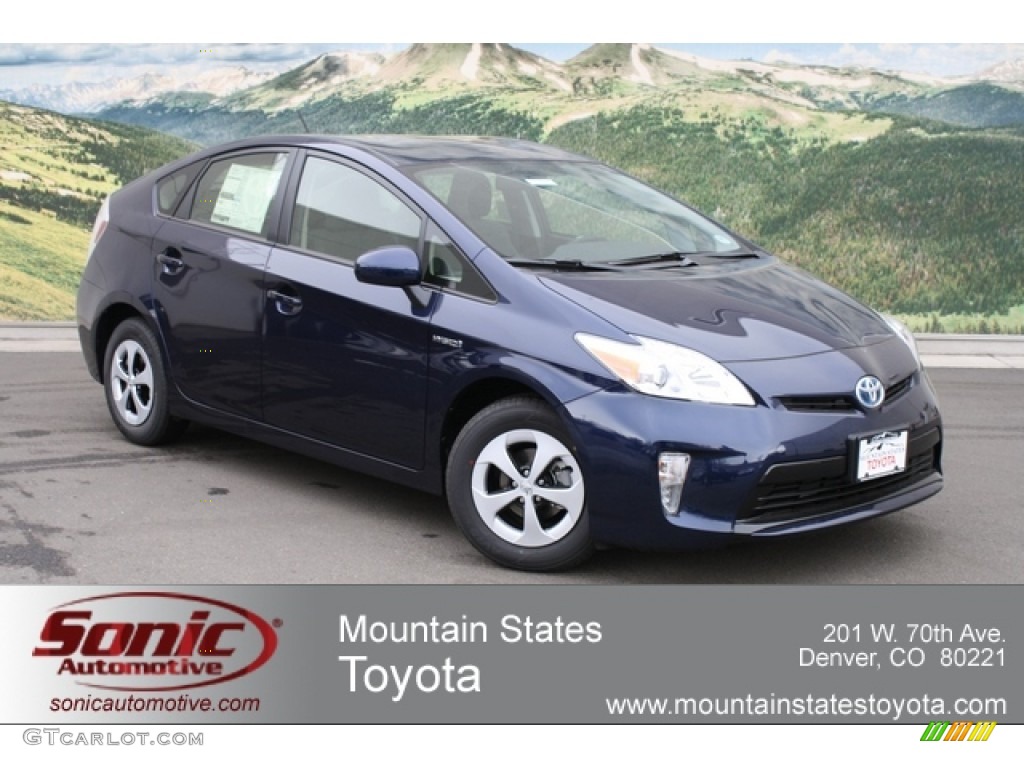 Nautical Blue Metallic Toyota Prius 3rd Gen