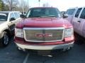 2007 Sport Dark Red Metallic GMC Sierra 1500 SLE Regular Cab 4x4  photo #2