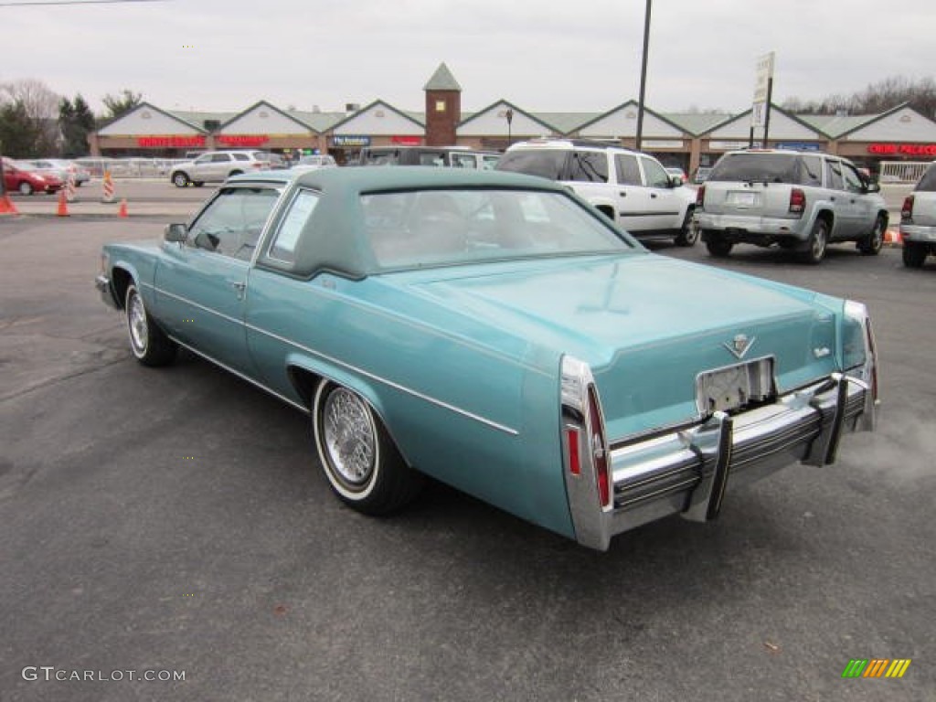 Biscayne Aqua Firemist 1979 Cadillac DeVille Coupe Exterior Photo #61807836