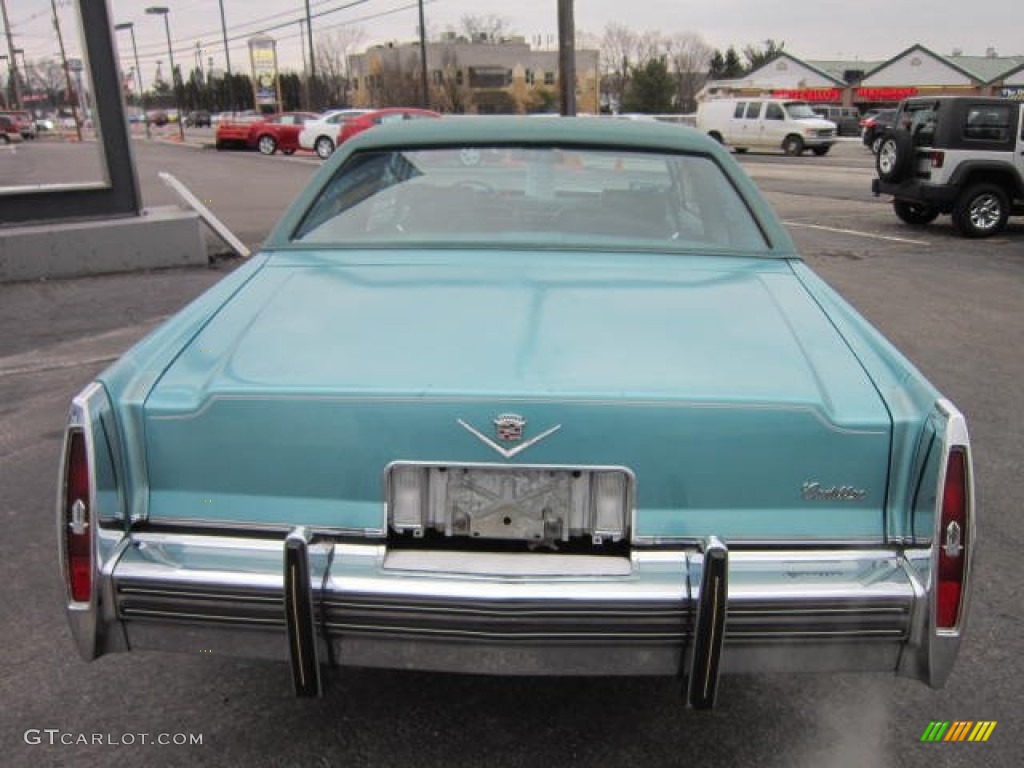 Biscayne Aqua Firemist 1979 Cadillac DeVille Coupe Exterior Photo #61807844