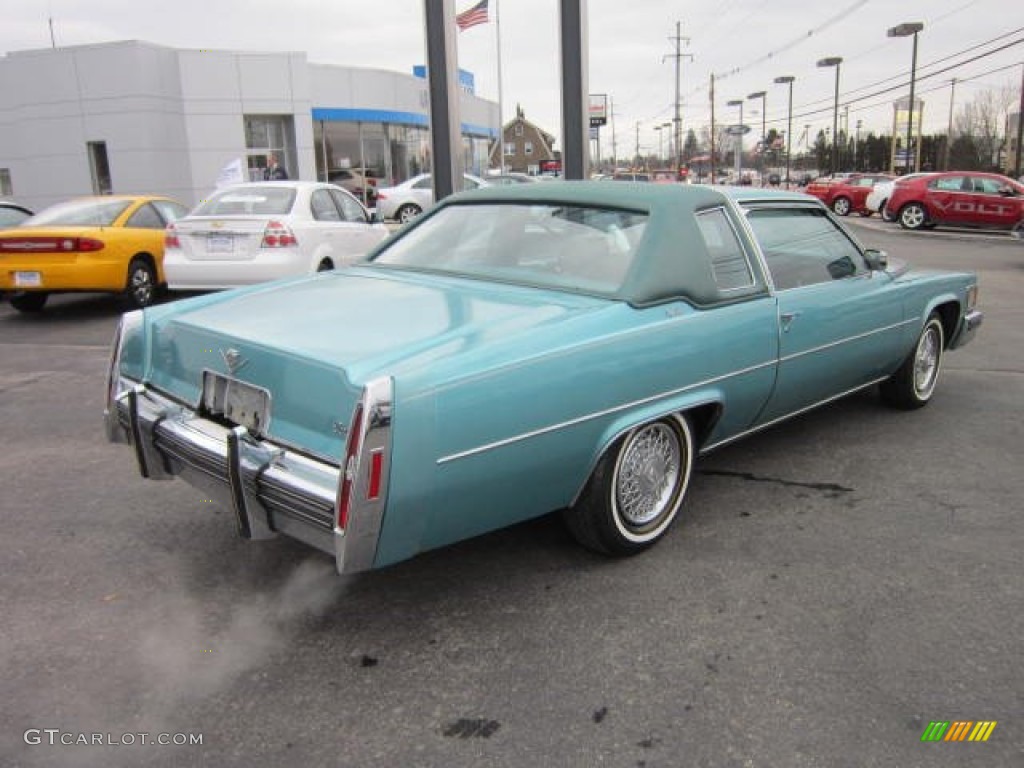 Biscayne Aqua Firemist 1979 Cadillac DeVille Coupe Exterior Photo #61807853
