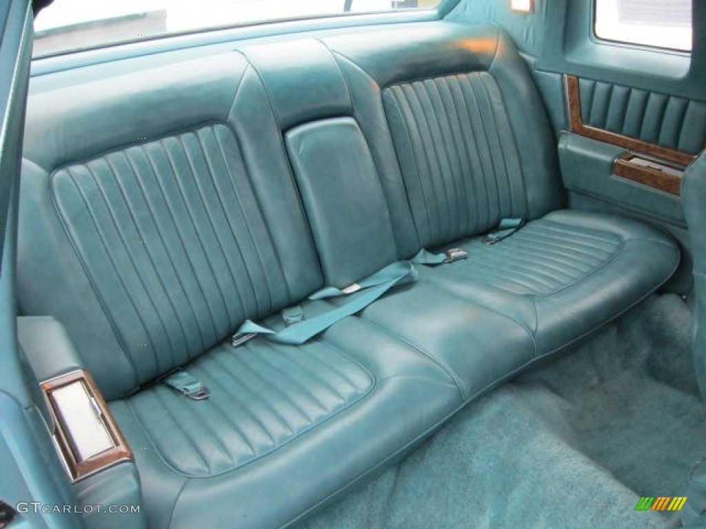 Antique Dark Aqua Interior 1979 Cadillac DeVille Coupe Photo #61807889