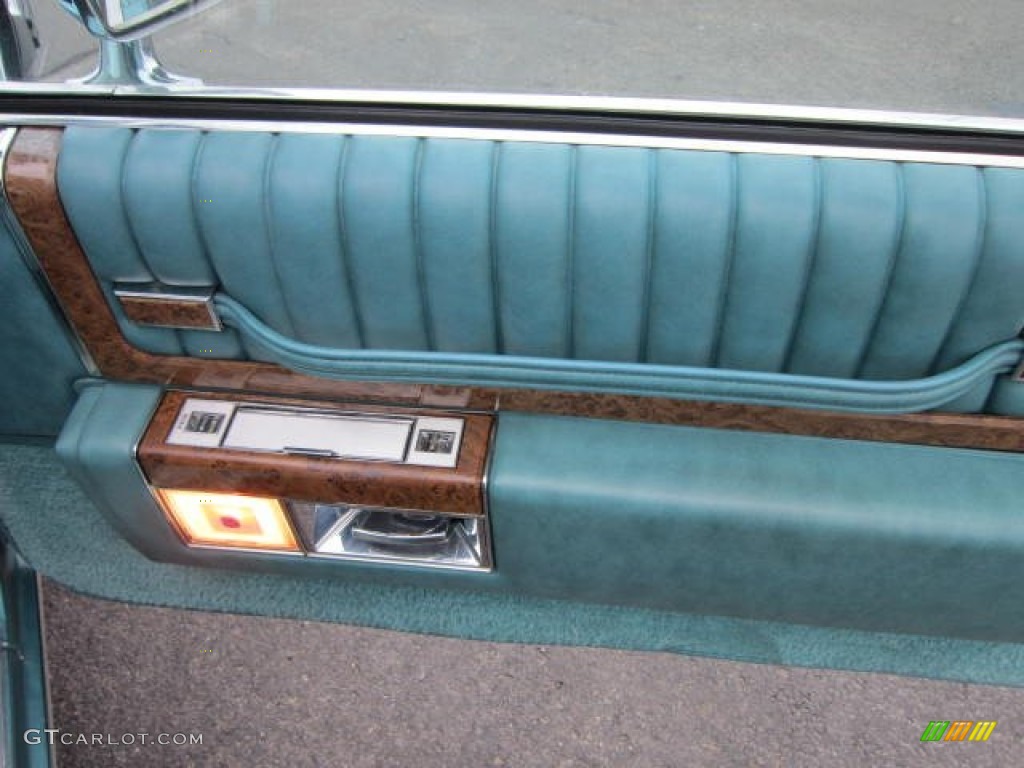 1979 Cadillac DeVille Coupe Antique Dark Aqua Door Panel Photo #61807898