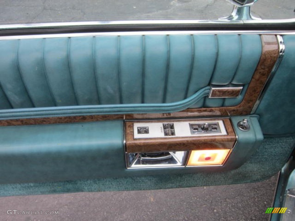 1979 Cadillac DeVille Coupe Antique Dark Aqua Door Panel Photo #61807940