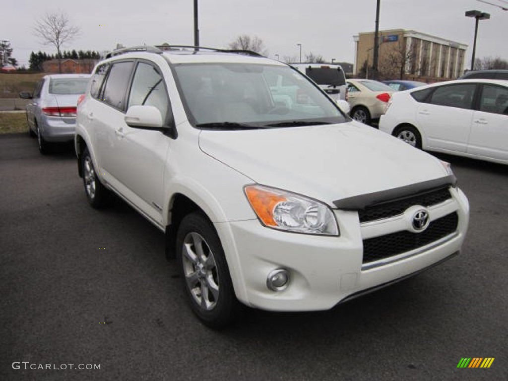 2009 RAV4 V6 4WD - Super White / Sand Beige photo #1